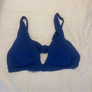 Aerie blue bikini top